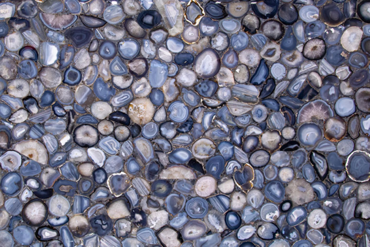 Blue Agate Naturale